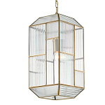 Подвесной светильник с рельефным стеклом Embossed Glass варинант исполнения - 2 | Loft Concept в Ижевске