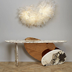 Консоль в виде овальных элементов Jinye console варинант исполнения - 3 | Loft Concept в Ижевске