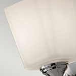 Бра для ванных комнат с белым матовым плафоном квадратной формы на основании цвета хром Feiss варинант исполнения - 5 | Loft Concept в Ижевске