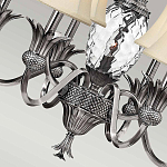 Люстра с 7-ю кремовыми текстильными абажурами Hinkley варинант исполнения - 6 | Loft Concept в Ижевске