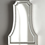 Зеркало в серебристой фигурной раме Silver Reflection варинант исполнения - 3 | Loft Concept в Ижевске