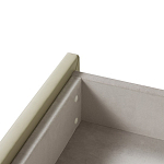 Консоль прямоугольная на золотом каркасе с 2-мя ящиками Warwick варинант исполнения - 1 | Loft Concept в Ижевске