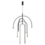 Люстра подвесная с дугообразными изогнутыми элементами Luke Lampco Tracer Lamp варинант исполнения - 2 | Loft Concept в Ижевске