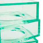 Стол журнальный в форме кубов Acrylic Furniture Lumina Mint Breeze варинант исполнения - 3 | Loft Concept в Ижевске