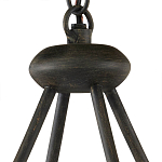 Люстра круглая с литыми стеклянными дисками Olympe Glass Chandelier варинант исполнения - 3 | Loft Concept в Ижевске