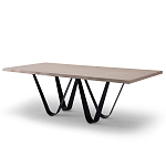 Стол обеденный на изогнутых ножках Consonance варинант исполнения - 1 | Loft Concept в Ижевске