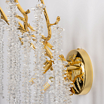 Бра золотого цвета с ветвями и хрустальными подвесками FAIRYTREE Light варинант исполнения - 7 | Loft Concept в Ижевске