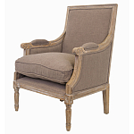 Кресло William Classical Armchair brown flax варинант исполнения - 3 | Loft Concept в Ижевске
