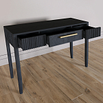 Элегантная Консоль Primo с выдвижным ящиком Черный дуб варинант исполнения - 6 | Loft Concept в Ижевске