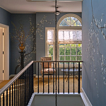 Обои ручная роспись Nara Original colourway on Summer Sky slub silk варинант исполнения - 2 | Loft Concept в Ижевске