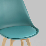 Стул с основой из пластика и мягким сиденьем Arvika Azure варинант исполнения - 7 | Loft Concept в Ижевске