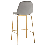 Барный стул на золотистых ножках VENDRAMIN Grey варинант исполнения - 4 | Loft Concept в Ижевске