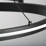 Люстра подвесная светодиодная в виде волнообразной ленты Ribbon Vortex варинант исполнения - 9 | Loft Concept в Ижевске