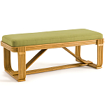 Скамья из ротанга с подушкой Mattia Rattan Bench варинант исполнения - 1 | Loft Concept в Ижевске