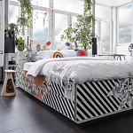 Дизайнерская кровать с системой хранения варинант исполнения - 1 | Loft Concept в Ижевске