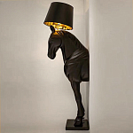 Horse Statue Floor Lamp Большой светильник Черная Лошадь варинант исполнения - 3 | Loft Concept в Ижевске