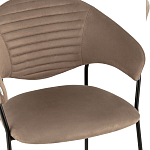 Коричневый стул с обивкой из искусственной замши Alexis варинант исполнения - 6 | Loft Concept в Ижевске