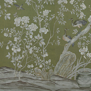 Обои ручная роспись Askew Olive