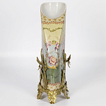 Фарфоровая ваза с бронзовыми элементами Eden Garden варинант исполнения - 6 | Loft Concept в Ижевске