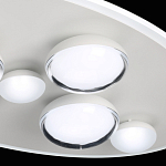 Потолочный светильник овальной формы белого цвета с 7-ю лампами Lunar Pebbles варинант исполнения - 8 | Loft Concept в Ижевске