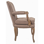 Кресло Aubrey Classical Armchair brown flax варинант исполнения - 1 | Loft Concept в Ижевске