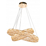 Люстра на 2 кольца с текстурной огранкой Reflection of Reality варинант исполнения - 1 | Loft Concept в Ижевске