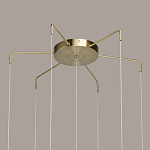 Люстра с 7-ю плафонами из прозрачного стекла в форме шара Orb Cascade  варинант исполнения - 13 | Loft Concept в Ижевске