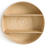 Полка настенная из бамбука Zenara варинант исполнения - 1 | Loft Concept в Ижевске