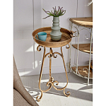 Столик приставной на фигурном подножии Magnificent Century варинант исполнения - 5 | Loft Concept в Ижевске