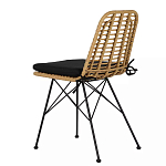 Стул с ротанговым плетением Wicker Stool без подлокотников варинант исполнения - 3 | Loft Concept в Ижевске