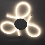 Люстра белого цвета с тремя изогнутыми светодиоидными плафонами Luke Lampco Tracer Lamp варинант исполнения - 2 | Loft Concept в Ижевске