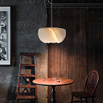 Подвесной светильник с белыми изящными декоративными лепестками Volumetric Petal Lamp варинант исполнения - 3 | Loft Concept в Ижевске