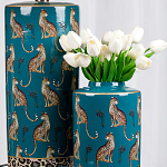 Ваза фарфоровая с крышкой Leopard Ccollection варинант исполнения - 4 | Loft Concept в Ижевске