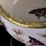 Фарфоровая чаша с бронзовыми элементами Eden Garden варинант исполнения - 6 | Loft Concept в Ижевске