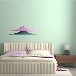 Подвесной вязаный светильник в двухцветном исполнении «Двойной Токио»  варинант исполнения - 1 | Loft Concept в Ижевске