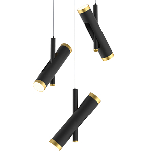 Люстра Rainer Chandelier Trio black