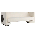 Трехместный диван Florida Sofa  с элегантным деревянным декором  варинант исполнения - 1 | Loft Concept в Ижевске