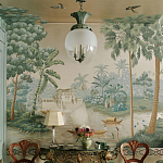 Обои ручная роспись River Scenes of Bengal Kolkata варинант исполнения - 1 | Loft Concept в Ижевске