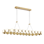 Люстра овальная с круглыми светодиодными источниками света Maxine Light варинант исполнения - 1 | Loft Concept в Ижевске