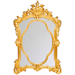 Зеркало с ажурной раме золотого цвета Classic Ornament Mirror варинант исполнения - 1 | Loft Concept в Ижевске