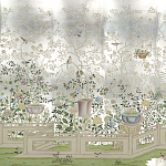 Обои ручная роспись Temple Newsam White Gold gilded silk варинант исполнения - 1 | Loft Concept в Ижевске