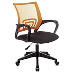 Офисное кресло с основанием из черного пластика Desk chairs Orange варинант исполнения - 1 | Loft Concept в Ижевске