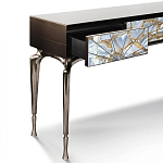 Консоль с 3-мя выдвижными ящиками и фасадом с эффектом трещины Visionnaire варинант исполнения - 1 | Loft Concept в Ижевске