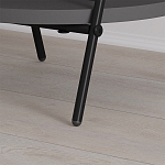 Стол приставной с 2-мя круглыми столешницами цвета антрацит ESSEL SIDE TABLE ANTHRACITE варинант исполнения - 2 | Loft Concept в Ижевске