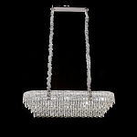 Люстра овальная с каскадом из прозрачного хрусталя Constant Sparks варинант исполнения - 3 | Loft Concept в Ижевске