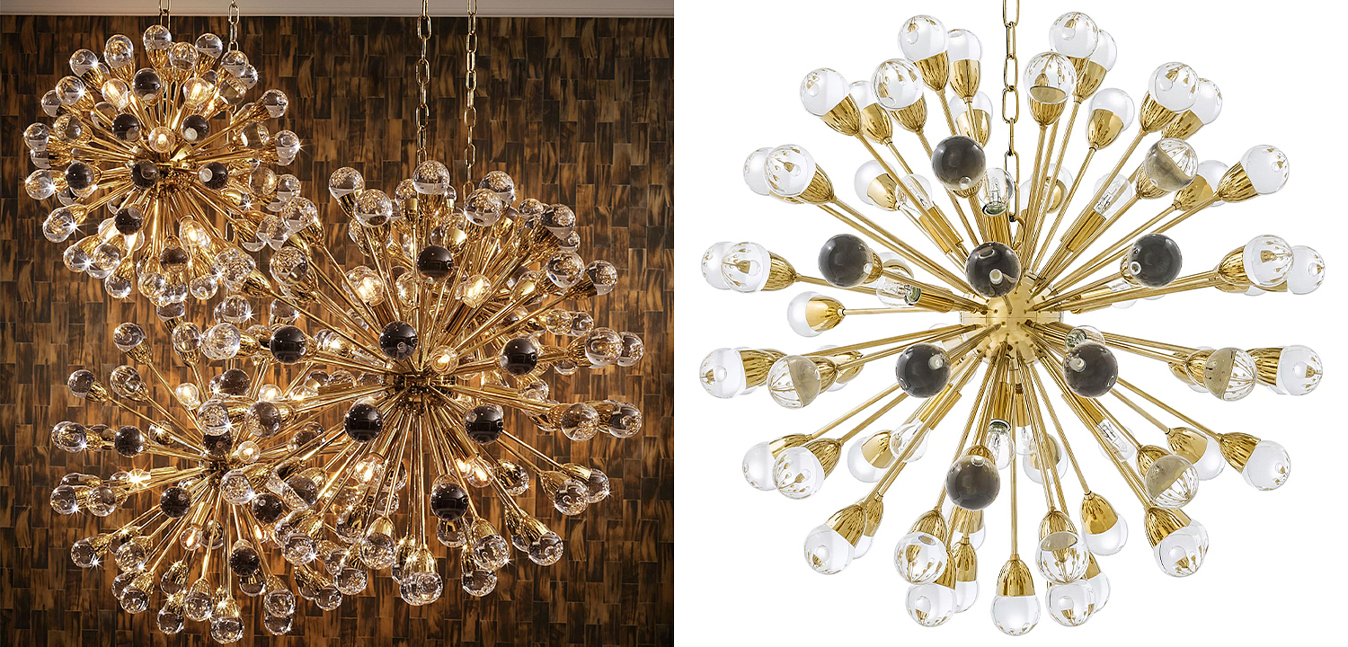 Люстра Eichholtz Chandelier Anto L Gold - Loft-Concept в Ижевске