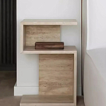 Дизайнерский журнальный стол фигурный с полками Gulip варинант исполнения - 1 | Loft Concept в Ижевске