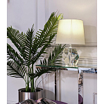 Настольная лампа с кремовым абажуром на граненном основании Crystal Facets варинант исполнения - 1 | Loft Concept в Ижевске