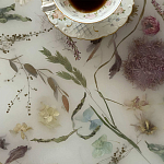 Поднос для ванны из эпоксидной смолы с цветами белая Epoxy Resin Flowers Bath Tray White варинант исполнения - 4 | Loft Concept в Ижевске