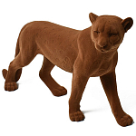 Декоративная статуэтка коричневый флок Сheetah Statuette варинант исполнения - 1 | Loft Concept в Ижевске